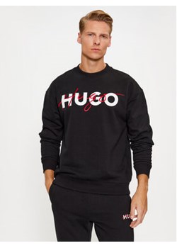 Hugo Bluza Droyko 50494558 Czarny Relaxed Fit ze sklepu MODIVO w kategorii Bluzy męskie - zdjęcie 168672361