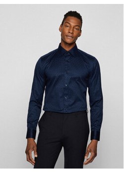 Boss Koszula 50473310 Granatowy Slim Fit ze sklepu MODIVO w kategorii Koszule męskie - zdjęcie 168672430