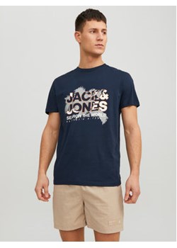 Jack&Jones T-Shirt Marina 12233600 Granatowy Standard Fit ze sklepu MODIVO w kategorii T-shirty męskie - zdjęcie 168673891