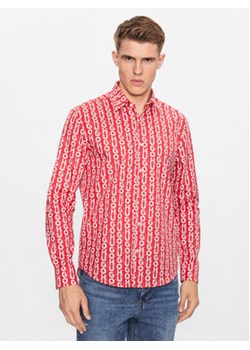 Hugo Koszula 50495865 Czerwony Slim Fit ze sklepu MODIVO w kategorii Koszule męskie - zdjęcie 168674083