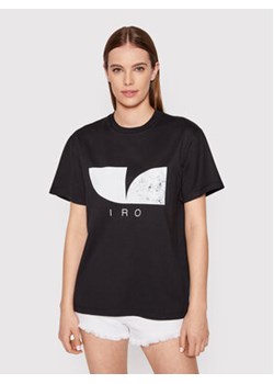 IRO T-Shirt Dachi AQ282 Czarny Relaxed Fit ze sklepu MODIVO w kategorii Bluzki damskie - zdjęcie 168674263