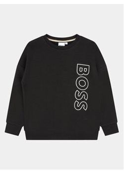 Boss Bluza J25Q13 S Czarny Regular Fit ze sklepu MODIVO w kategorii Bluzy chłopięce - zdjęcie 168674342