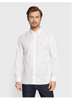 Tommy Hilfiger Koszula Core Flex Poplin MW0MW25035 Biały Regular Fit ze sklepu MODIVO w kategorii Koszule męskie - zdjęcie 168675041