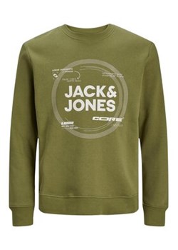 Jack&Jones Junior Bluza 12247681 Zielony Standard Fit ze sklepu MODIVO w kategorii Bluzy chłopięce - zdjęcie 168675194