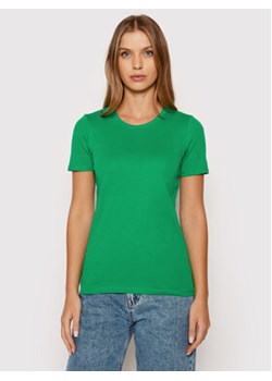 United Colors Of Benetton T-Shirt 3GA2E16A0 Zielony Regular Fit ze sklepu MODIVO w kategorii Bluzki damskie - zdjęcie 168675650
