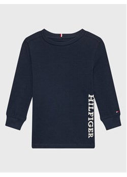Tommy Hilfiger Bluzka Monotype KB0KB08327 M Granatowy Regular Fit ze sklepu MODIVO w kategorii T-shirty chłopięce - zdjęcie 168675883