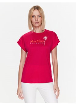 Max Mara Leisure T-Shirt Bolivar 2339411136 Różowy Regular Fit ze sklepu MODIVO w kategorii Bluzki damskie - zdjęcie 168675993
