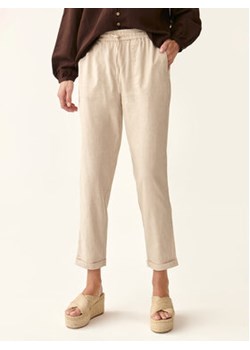 Tatuum Spodnie materiałowe Nolino 1 T2310.146 Beżowy Oversize ze sklepu MODIVO w kategorii Spodnie damskie - zdjęcie 168676263