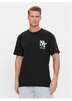 Tommy Jeans T-Shirt NY Grunge Sport DM0DM17744 Czarny Classic Fit ze sklepu MODIVO w kategorii T-shirty męskie - zdjęcie 168676451