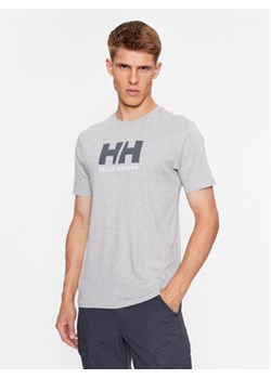 Helly Hansen T-Shirt Logo 33979 Szary Regular Fit ze sklepu MODIVO w kategorii T-shirty męskie - zdjęcie 168676710