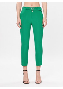 Liu Jo Spodnie materiałowe WA3188 T7896 Zielony Slim Fit ze sklepu MODIVO w kategorii Spodnie damskie - zdjęcie 168676862