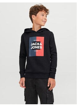 Jack&Jones Junior Bluza 12237105 Czarny Regular Fit ze sklepu MODIVO w kategorii Bluzy chłopięce - zdjęcie 168676880