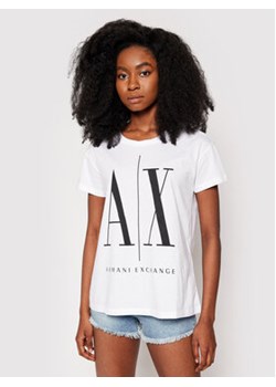 Armani Exchange T-Shirt 8NYTCX YJG3Z 5100 Biały Regular Fit ze sklepu MODIVO w kategorii Bluzki damskie - zdjęcie 168676902