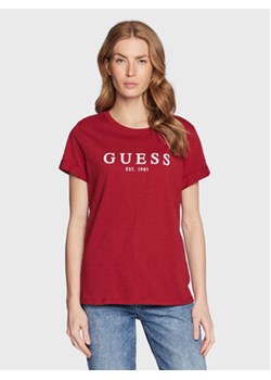 Guess T-Shirt 1981 W2BI68 K8G01 Czerwony Regular Fit ze sklepu MODIVO w kategorii Bluzki damskie - zdjęcie 168677012