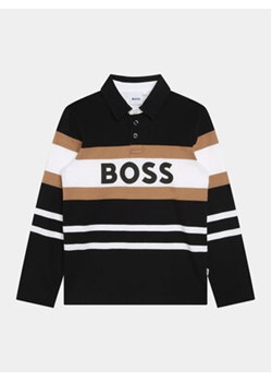 Boss Polo J25O96 S Czarny Regular Fit ze sklepu MODIVO w kategorii T-shirty chłopięce - zdjęcie 168677334