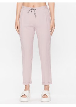 Fabiana Filippi Spodnie materiałowe PADP02W350 Różowy Regular Fit ze sklepu MODIVO w kategorii Spodnie damskie - zdjęcie 168677702