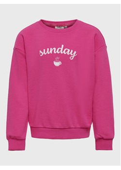 Kids ONLY Bluza Weekday 15271381 Różowy Regular Fit ze sklepu MODIVO w kategorii Bluzy dziewczęce - zdjęcie 168677822