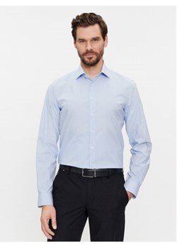 Calvin Klein Koszula K10K112103 Niebieski Slim Fit ze sklepu MODIVO w kategorii Koszule męskie - zdjęcie 168678014