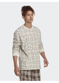 adidas Longsleeve Reveal Allover Print HK2742 Beżowy Loose Fit ze sklepu MODIVO w kategorii T-shirty męskie - zdjęcie 168678482