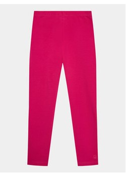 United Colors Of Benetton Legginsy 3MT1CF02G Różowy Slim Fit ze sklepu MODIVO w kategorii Spodnie dziewczęce - zdjęcie 168678500