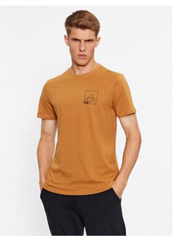 4F T-Shirt 4FAW23TTSHM0894 Beżowy Regular Fit ze sklepu MODIVO w kategorii T-shirty męskie - zdjęcie 168679901