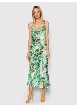 Guess Sukienka koktajlowa Akilina W2GK42 WD8G2 Zielony Slim Fit ze sklepu MODIVO w kategorii Sukienki - zdjęcie 168680093