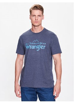 Wrangler T-Shirt Logo Tee WC5EGEC16 112335671 Granatowy Regular Fit ze sklepu MODIVO w kategorii T-shirty męskie - zdjęcie 168680302