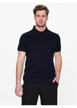 KARL LAGERFELD Polo 745004 532201 Granatowy Regular Fit ze sklepu MODIVO w kategorii T-shirty męskie - zdjęcie 168680340