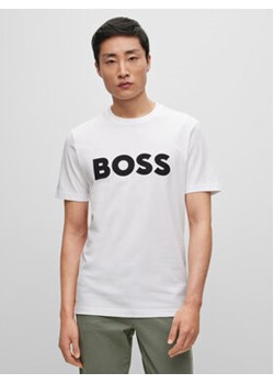 Boss T-Shirt Tiburt 345 50486200 Biały Regular Fit ze sklepu MODIVO w kategorii T-shirty męskie - zdjęcie 168680571