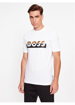 Boss T-Shirt Tiburt 421 50499584 Biały Regular Fit ze sklepu MODIVO w kategorii T-shirty męskie - zdjęcie 168680604