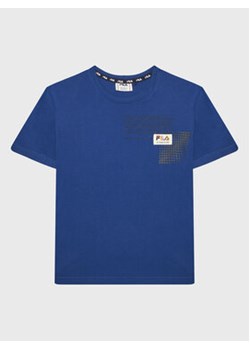 Fila T-Shirt Triest FAT0147 Niebieski Regular Fit ze sklepu MODIVO w kategorii T-shirty chłopięce - zdjęcie 168680661