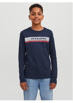 Jack&Jones Junior Bluzka 12245919 Granatowy Regular Fit ze sklepu MODIVO w kategorii T-shirty chłopięce - zdjęcie 168680812