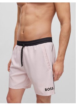 Boss Szorty kąpielowe Starfish 50469302 Różowy Regular Fit ze sklepu MODIVO w kategorii Kąpielówki - zdjęcie 168681292