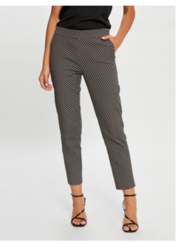 Morgan Spodnie materiałowe 232-PAYNO.F Czarny Slim Fit ze sklepu MODIVO w kategorii Spodnie damskie - zdjęcie 168681412