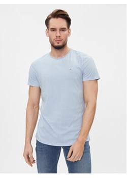 Tommy Jeans T-Shirt Jaspe DM0DM09586 Niebieski Slim Fit ze sklepu MODIVO w kategorii T-shirty męskie - zdjęcie 168681670