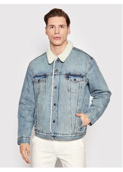 Levi's® Kurtka jeansowa Type 3 Sherpa 16365-0070 Niebieski Regular Fit ze sklepu MODIVO w kategorii Kurtki męskie - zdjęcie 168682100