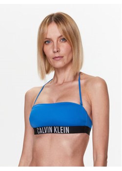 Calvin Klein Swimwear Góra od bikini KW0KW01966 Niebieski ze sklepu MODIVO w kategorii Stroje kąpielowe - zdjęcie 168682612