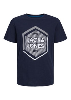 Jack&Jones Junior T-Shirt 12237030 Granatowy Regular Fit ze sklepu MODIVO w kategorii T-shirty chłopięce - zdjęcie 168683080
