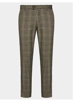 Redefined Rebel Chinosy Ercan 196045 Brązowy Slim Fit ze sklepu MODIVO w kategorii Spodnie męskie - zdjęcie 168683174