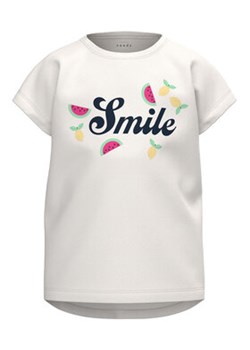 NAME IT T-Shirt 13215239 Biały Regular Fit ze sklepu MODIVO w kategorii Bluzki dziewczęce - zdjęcie 168683204