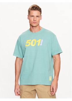Levi's® T-Shirt 501 Logo 87373-0084 Zielony Vintage Fit ze sklepu MODIVO w kategorii T-shirty męskie - zdjęcie 168683343