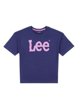 Lee T-Shirt Wobbly Graphic LEG5030 Niebieski Regular Fit ze sklepu MODIVO w kategorii Bluzki dziewczęce - zdjęcie 168683362