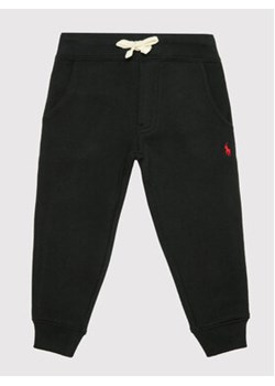 Polo Ralph Lauren Spodnie dresowe 321720897002 Czarny Regular Fit ze sklepu MODIVO w kategorii Spodnie chłopięce - zdjęcie 168683591