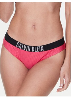 Calvin Klein Swimwear Dół od bikini KW0KW01986 Różowy ze sklepu MODIVO w kategorii Stroje kąpielowe - zdjęcie 168683600
