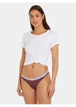 Calvin Klein Underwear Figi brazylijskie 000QD5049E Fioletowy ze sklepu MODIVO w kategorii Majtki damskie - zdjęcie 168683644