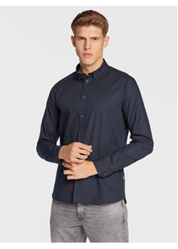 Solid Koszula 21103247 Granatowy Slim Fit ze sklepu MODIVO w kategorii Koszule męskie - zdjęcie 168683921