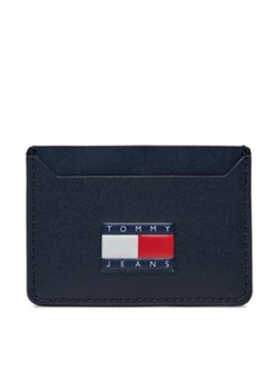 Tommy Jeans Etui na karty kredytowe Tjm Heritage Leather Cc Holder AM0AM12085 Granatowy ze sklepu MODIVO w kategorii Etui - zdjęcie 168684151