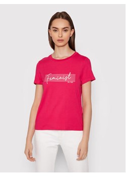 Vero Moda T-Shirt Feminist 10262918 Różowy Regular Fit ze sklepu MODIVO w kategorii Bluzki damskie - zdjęcie 168684511