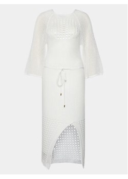 Melissa Odabash Sukienka plażowa Brooke Biały Regular Fit ze sklepu MODIVO w kategorii Odzież plażowa - zdjęcie 168684754