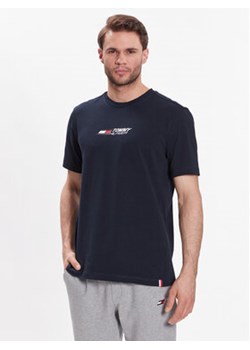 Tommy Hilfiger T-Shirt Essential Big Logo MW0MW30437 Granatowy Regular Fit ze sklepu MODIVO w kategorii T-shirty męskie - zdjęcie 168684823